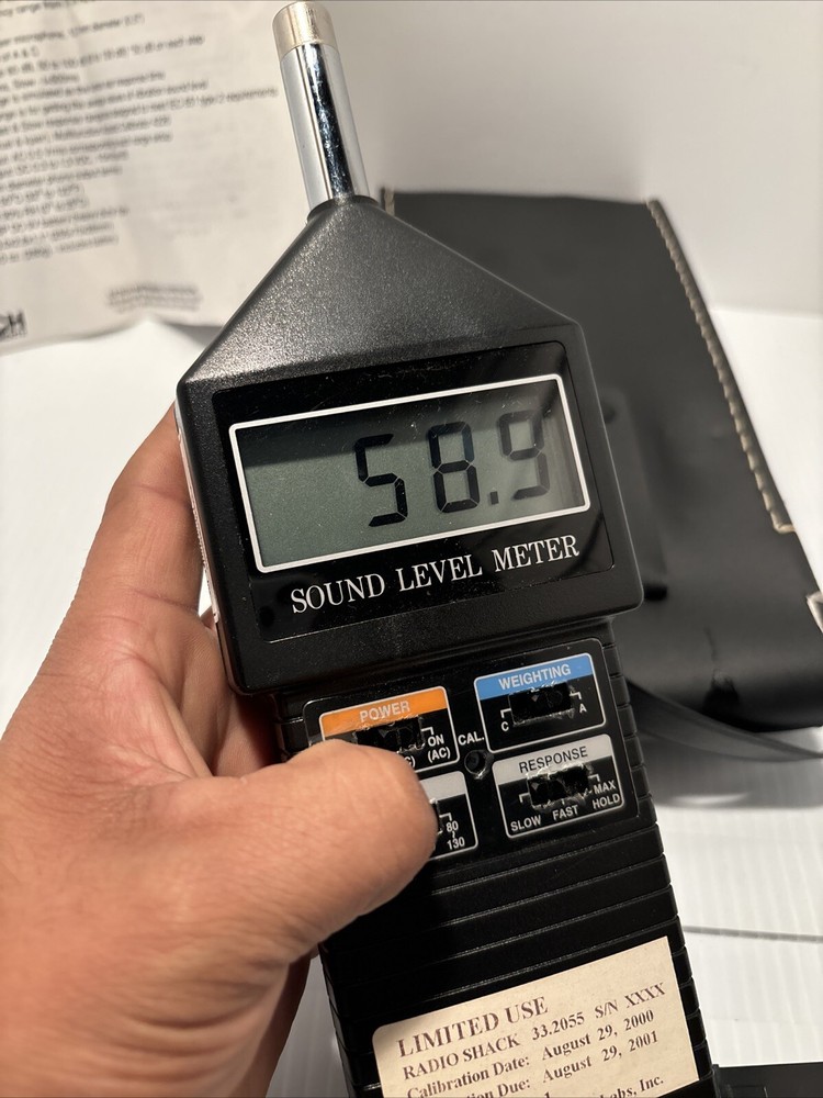 Extech 407740 Digital Sound Level Meter Tested And Work Good 👍 (D)