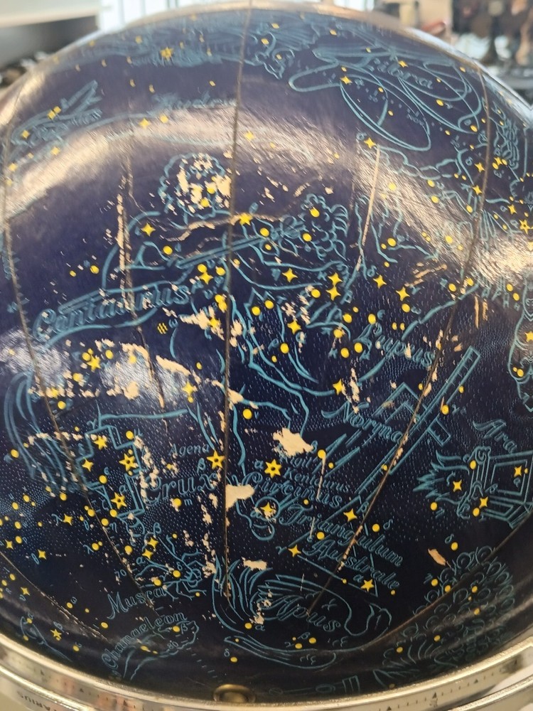vintage Rand McNally celestial globe 60s era
