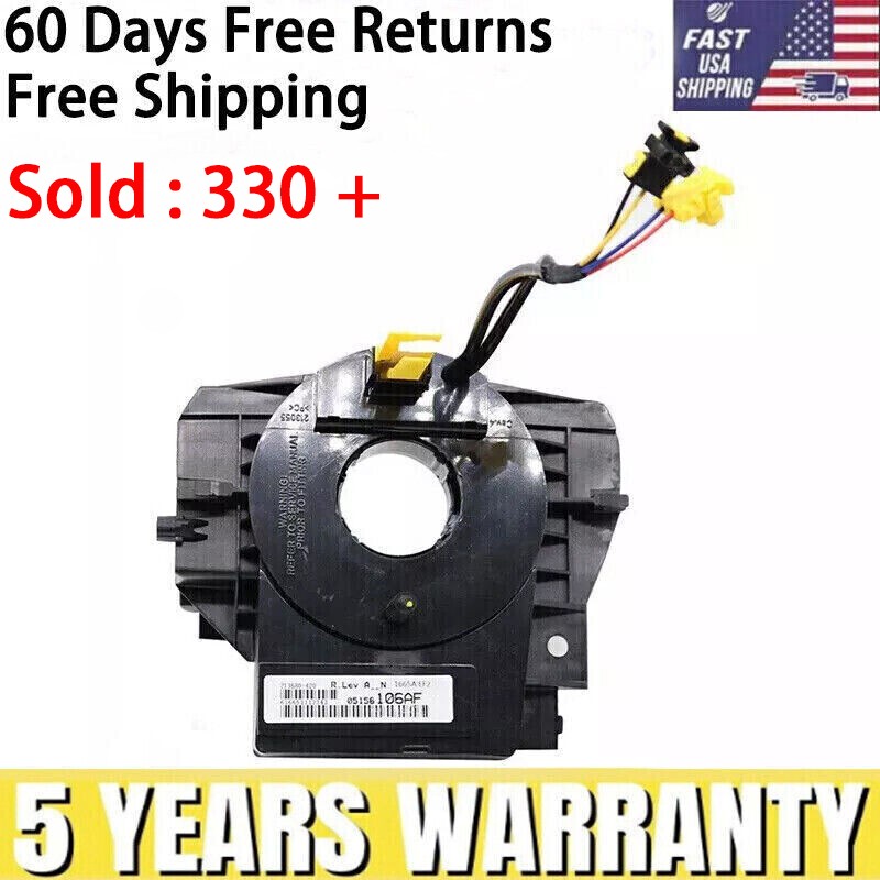 Steering Wheel Clock Spring with Angle Sensor For Jeep Wrangler JK 2007-2018