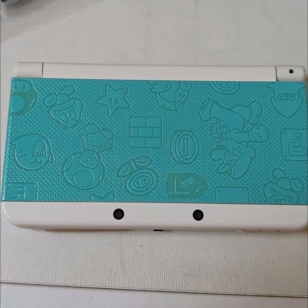 Turquoise Mario Pattern Replacement Shell for Nintendo New 3DS console parts Hot