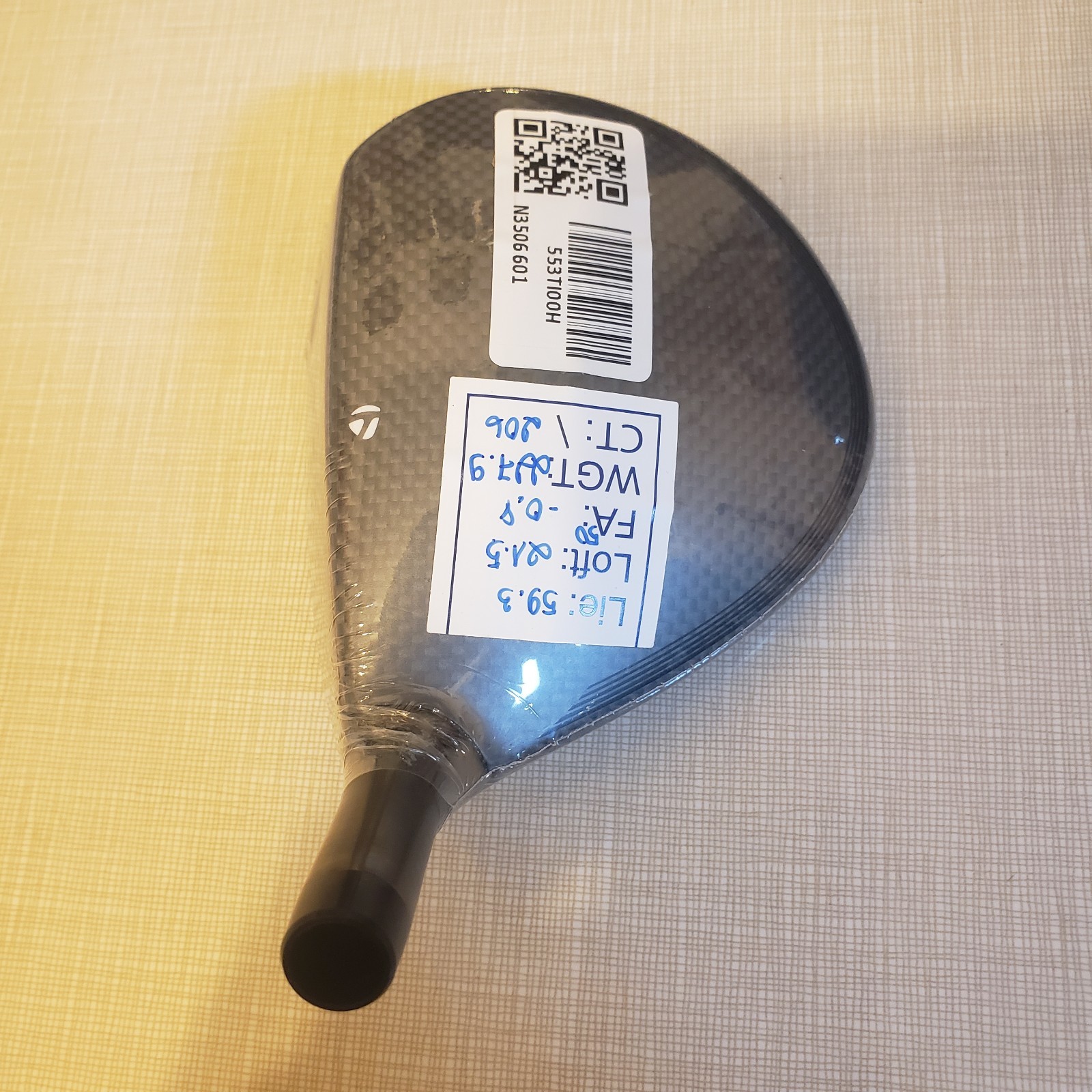 TaylorMade Core  Qi35 fairway 21° 7 Wood Tour Issue Head  553T100H  NEW