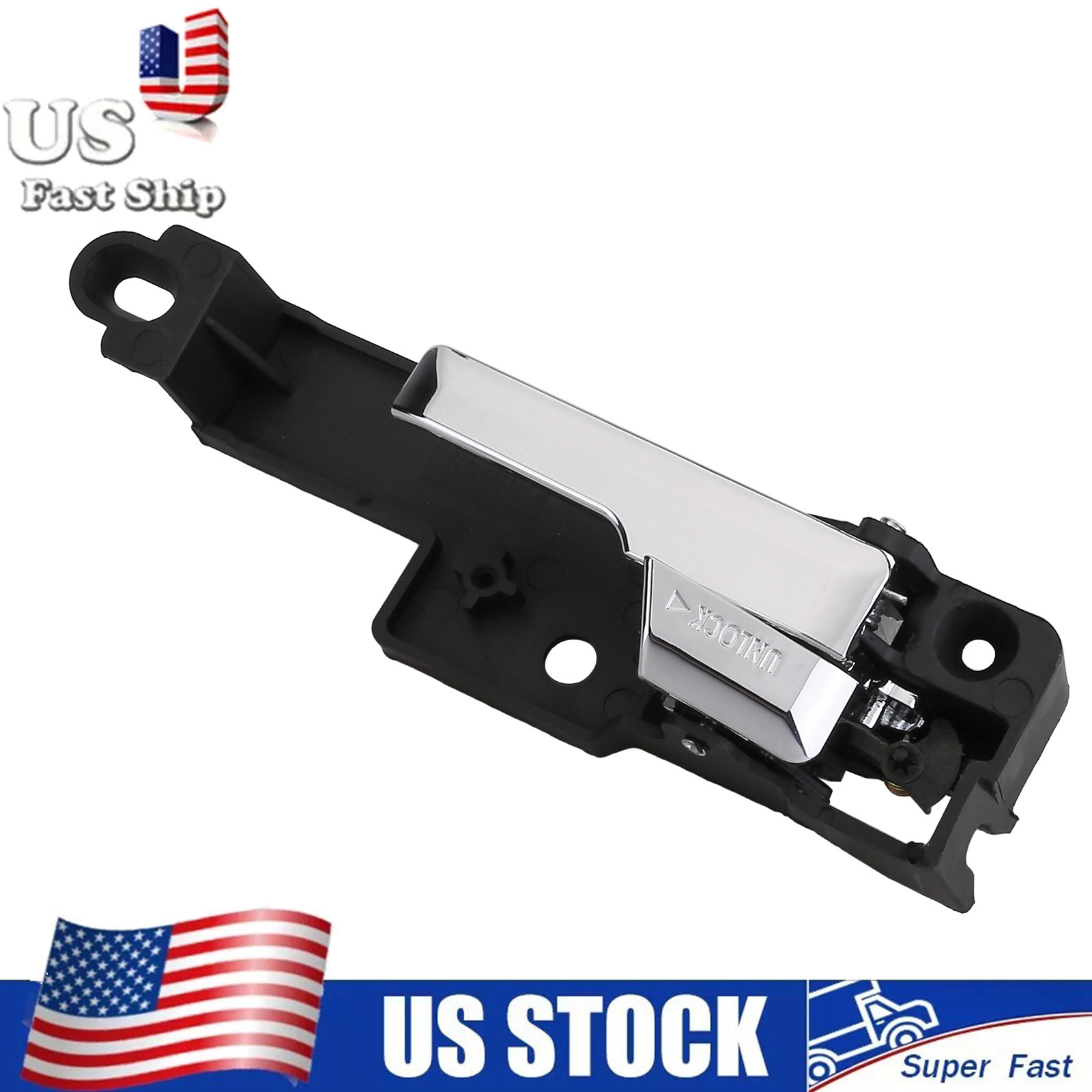 Inner Inside Door Handle Chrome Left Driver Front For Ford Fusion 2006-2012 US