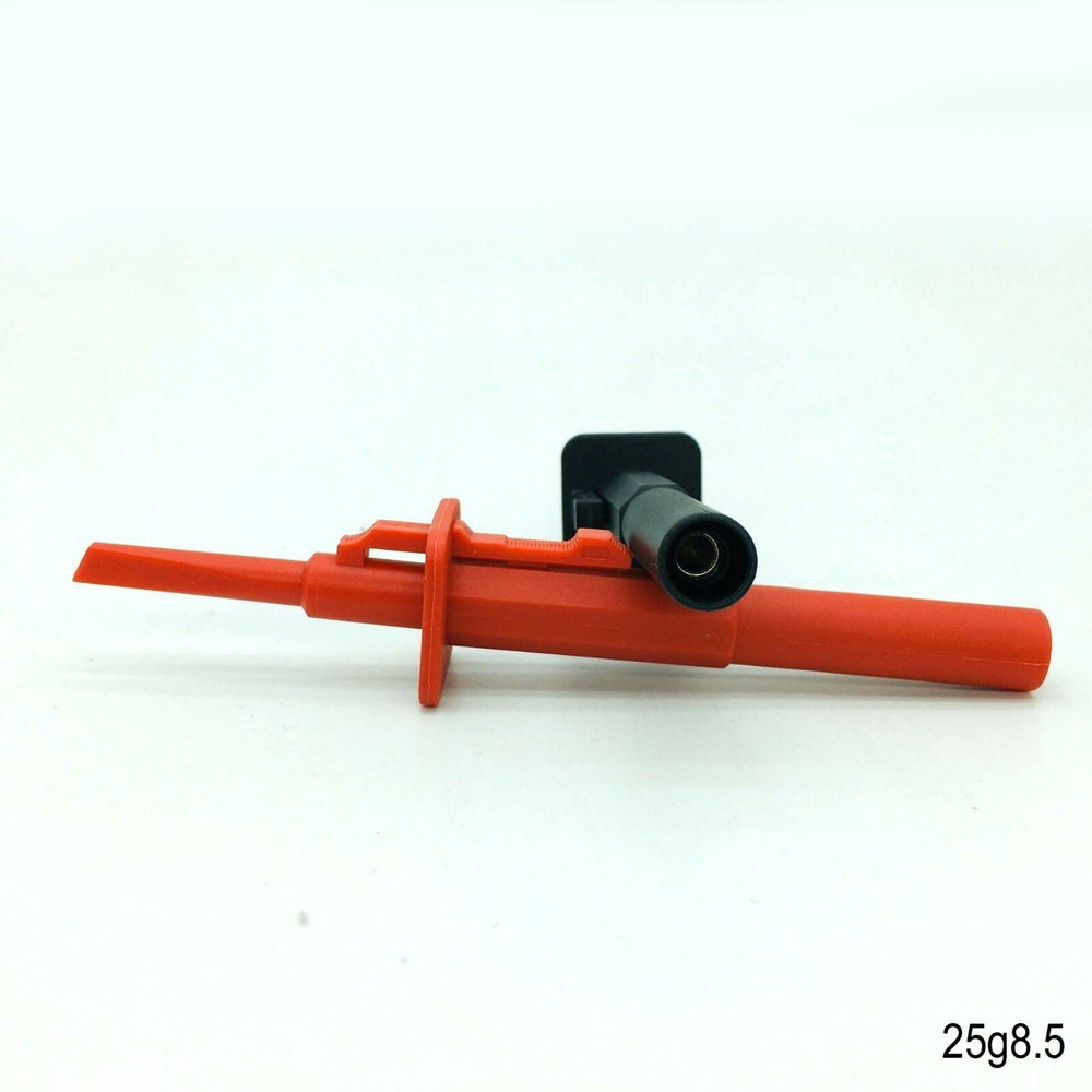 Quick Test Hook Clip Professional Insulated High Voltage Testing Probe 4mm jack