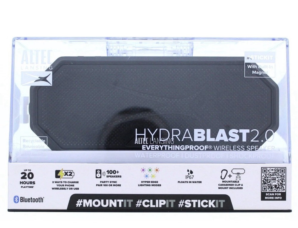 Altec Lansing Hydra Blast 2.0 Everything Proof Wireless Bluetooth Speaker