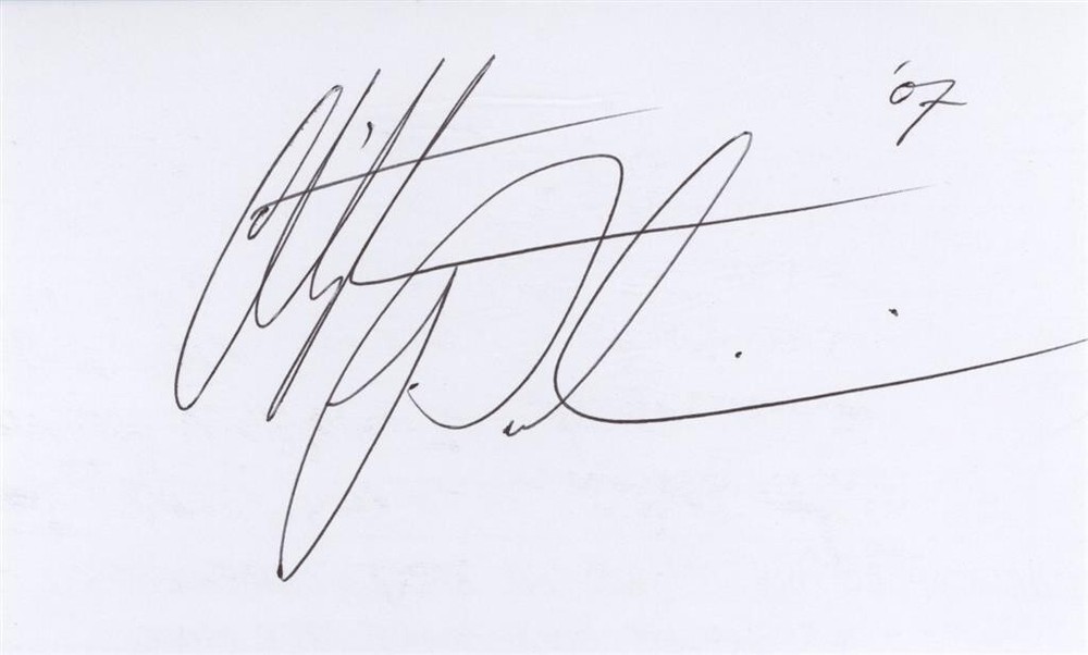 Christopher Paolini- Signed Card
