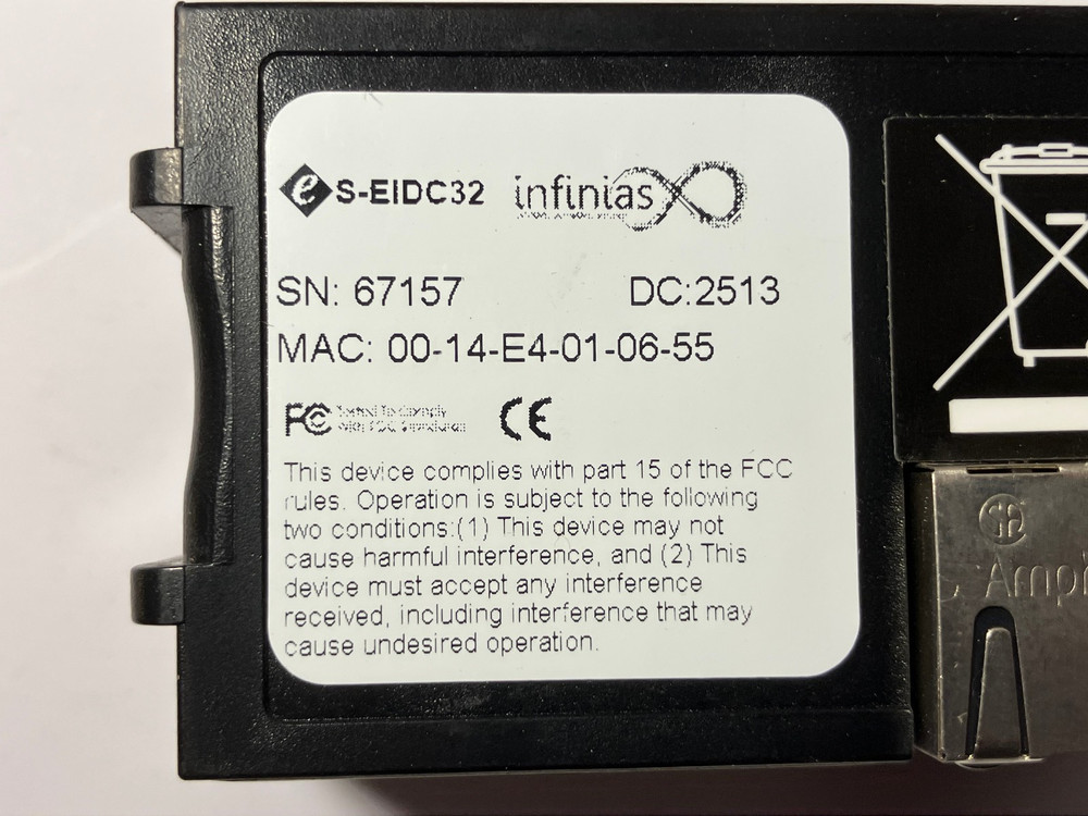 3xLogic S-EIDC32 Infinias eIDC32 Ethernet Integrated Door Controller PoE Module