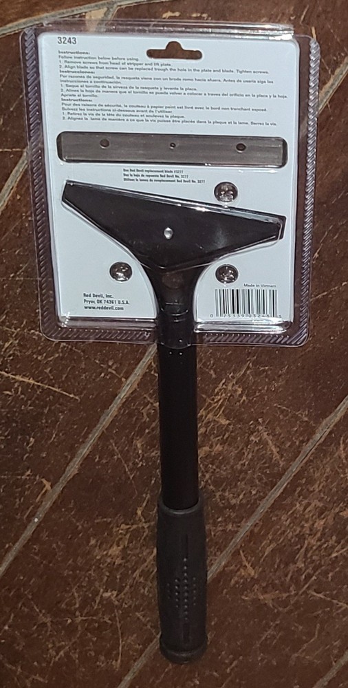 Red Devil 4" Angled Wallpaper Stripper w/Long Handle - Model #3243