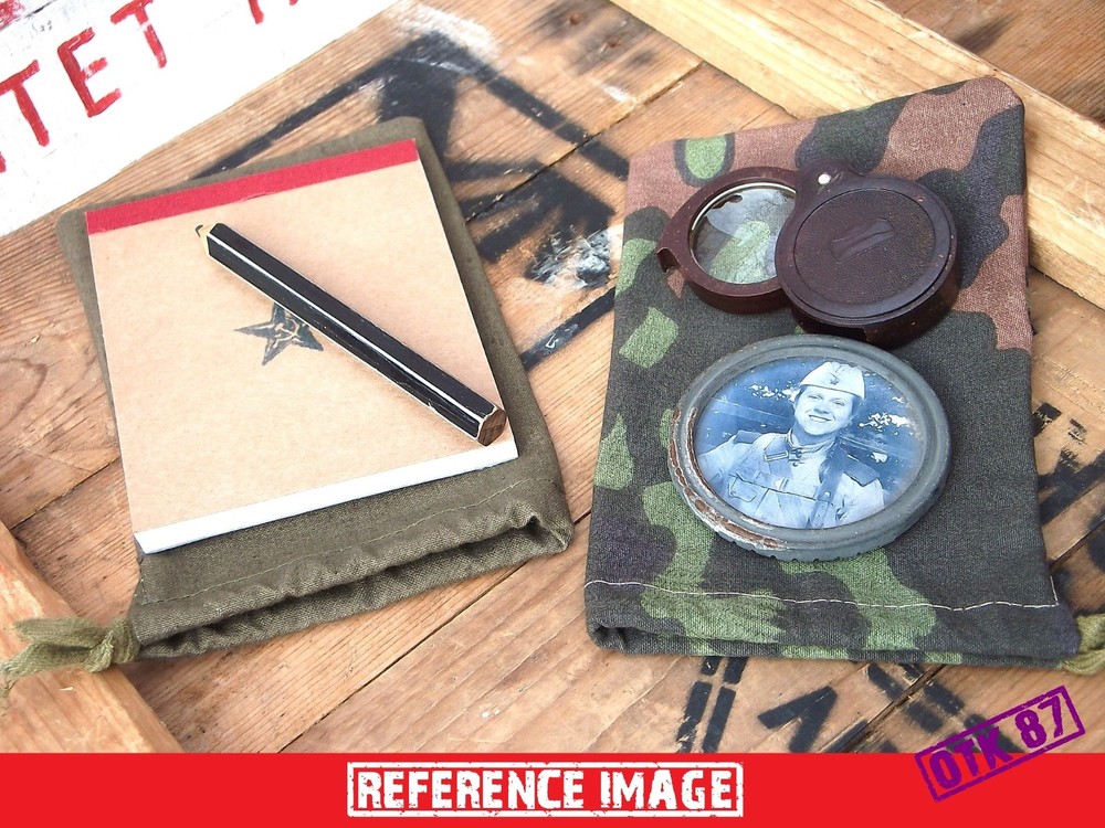 MADE TO ORDER small green tote bag, Red Army WW2 trench art reproduction