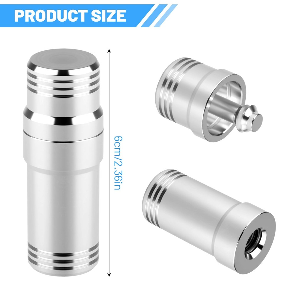 1 Pair Stick Joint Protector, 3/8 X 10 Pool Joint Thread Cap, Pool Cue Joint ...