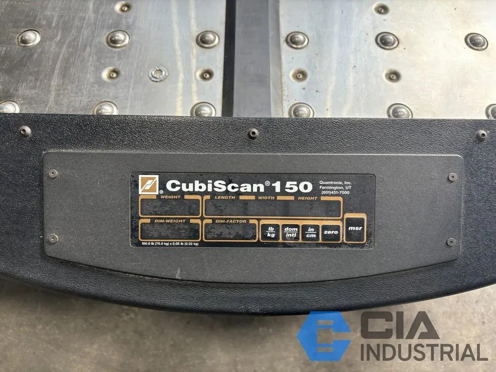 2014 QUANTRONIX MODEL CS150-L PORTABLE WEIGHT AND DIMENSIONS SCALE