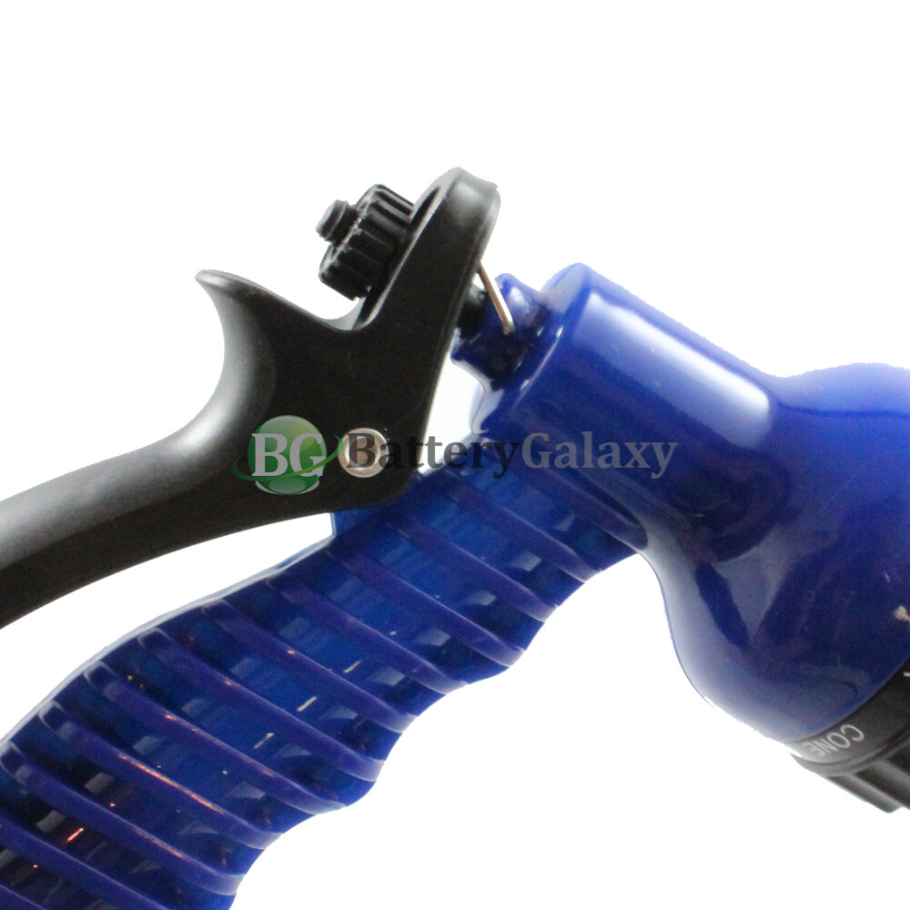 FENZER 2-Pack Adjustable Hose Nozzles | 7 Spray Patterns Throttle | Blue / Green