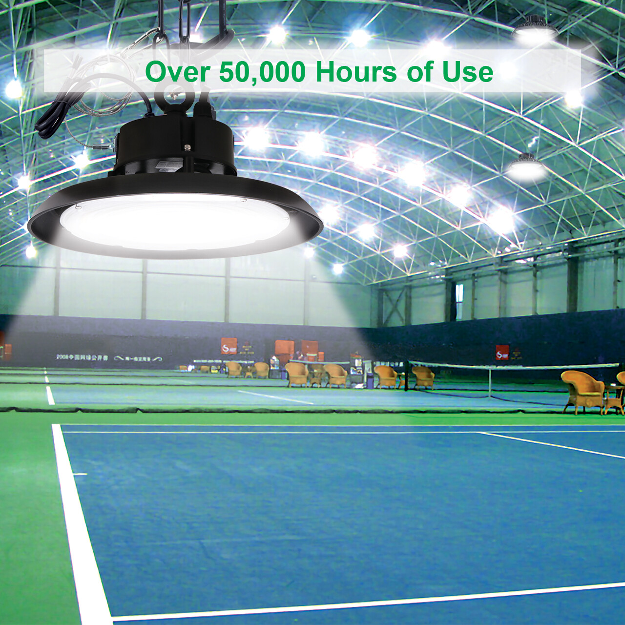 240 Watts UFO LED Light High Bay 5000K Warehouse Industrial Lighting AC 100-277V