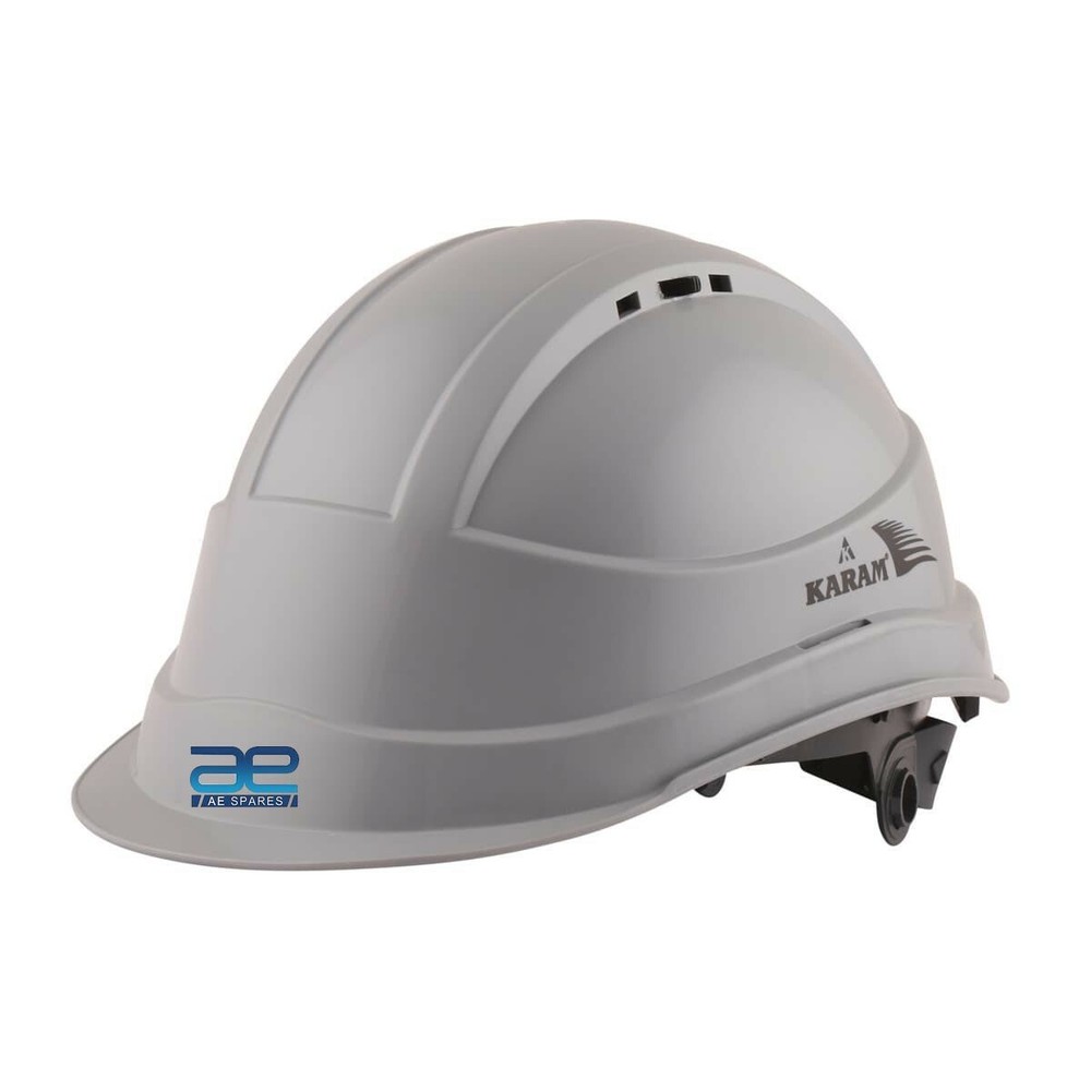 Shelblast Safety Helmet With Peak (Apex Grey)