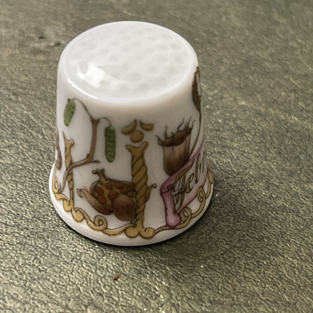 Vintage Porcelain Thimble Made In Germany