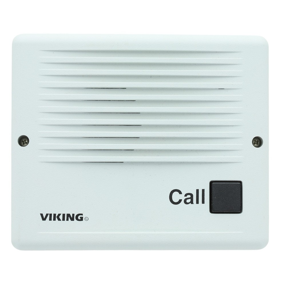 Viking W-2000A Weather Resistant Door Speaker Intercom Entry Unit, White