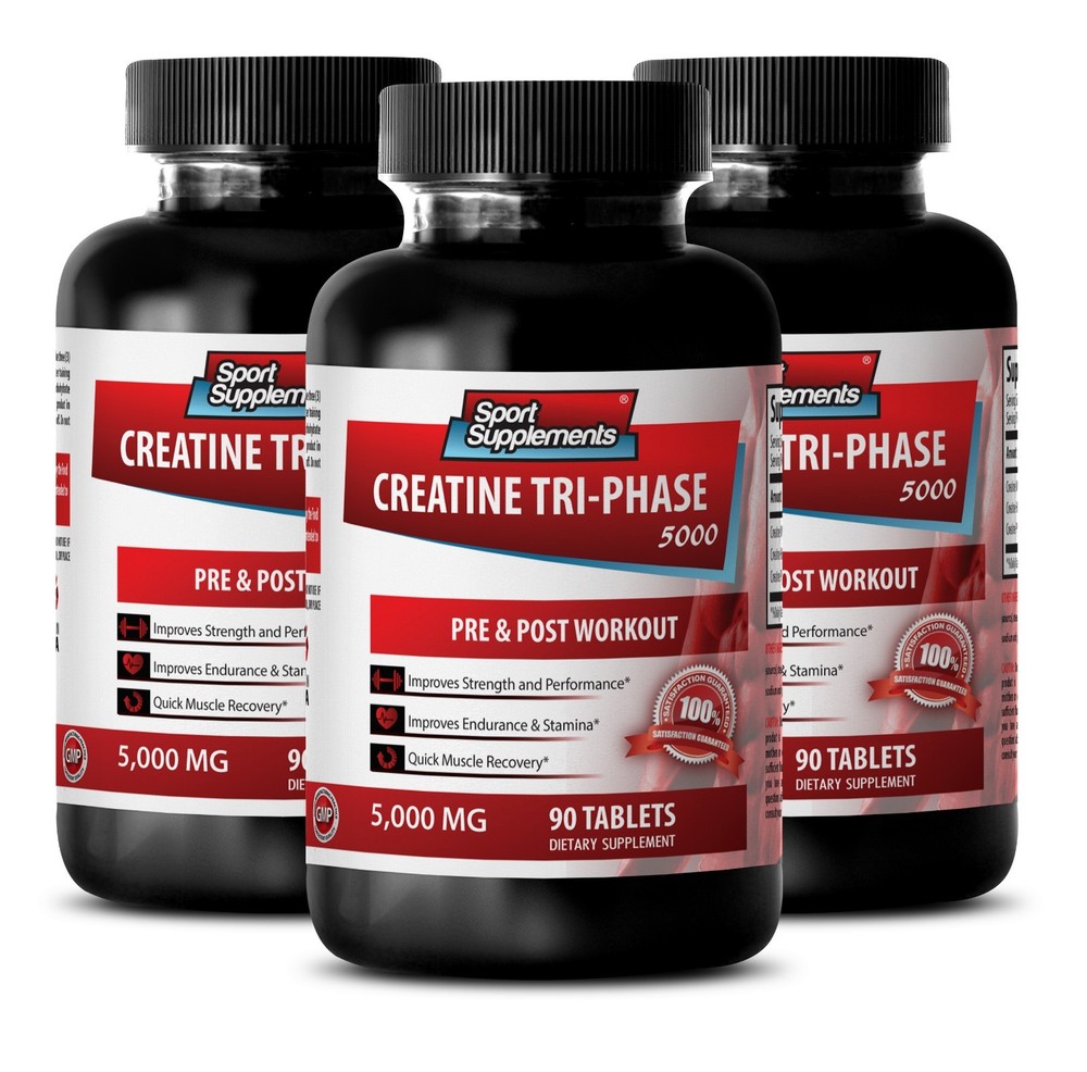Creatine 2500 - Creatine Tri-Phase 5000mg - Enhanced Recovery After Exercise  3B