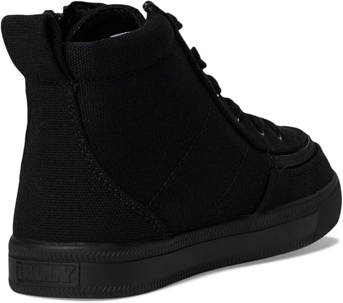 BILLY Footwear Classic Lace High Sneakers - Black to the Floor - Toddler Size