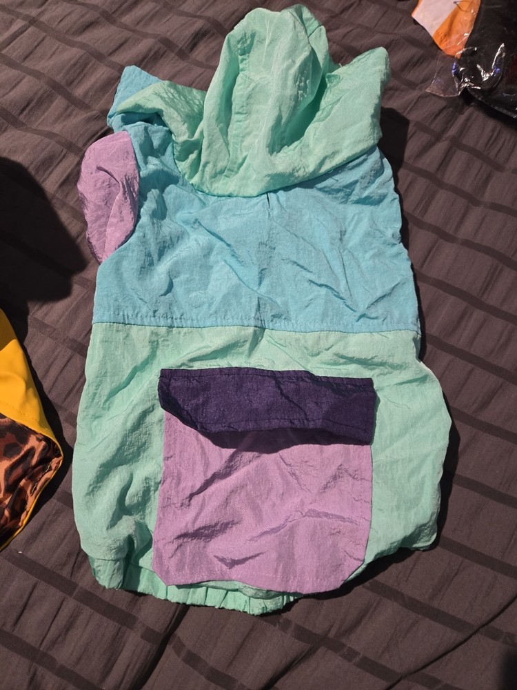 2x Dog Rain Jacket And Wind Breaker Medium