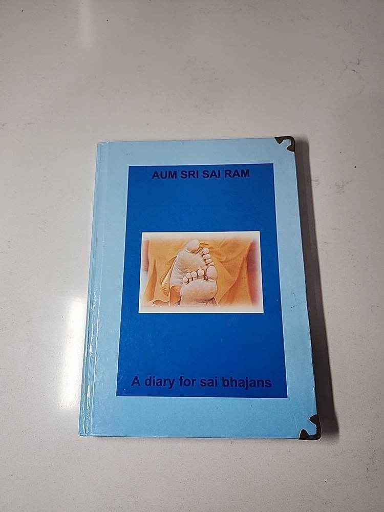 RARE - Signed! aum sri sai ram - a diary for sai bhajans