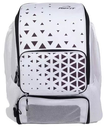 New RIP-IT Baserunner Softball Backpack White/Black Durable J-hooks, 4 Bats