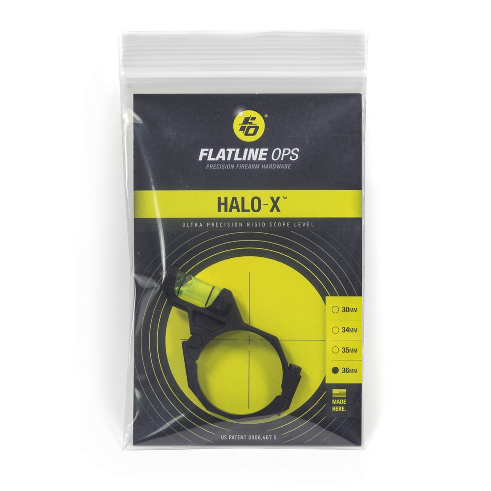 Flatline Ops Halo-X Ultra Precision Rigid Scope Level Bubble (Multiple Sizes)