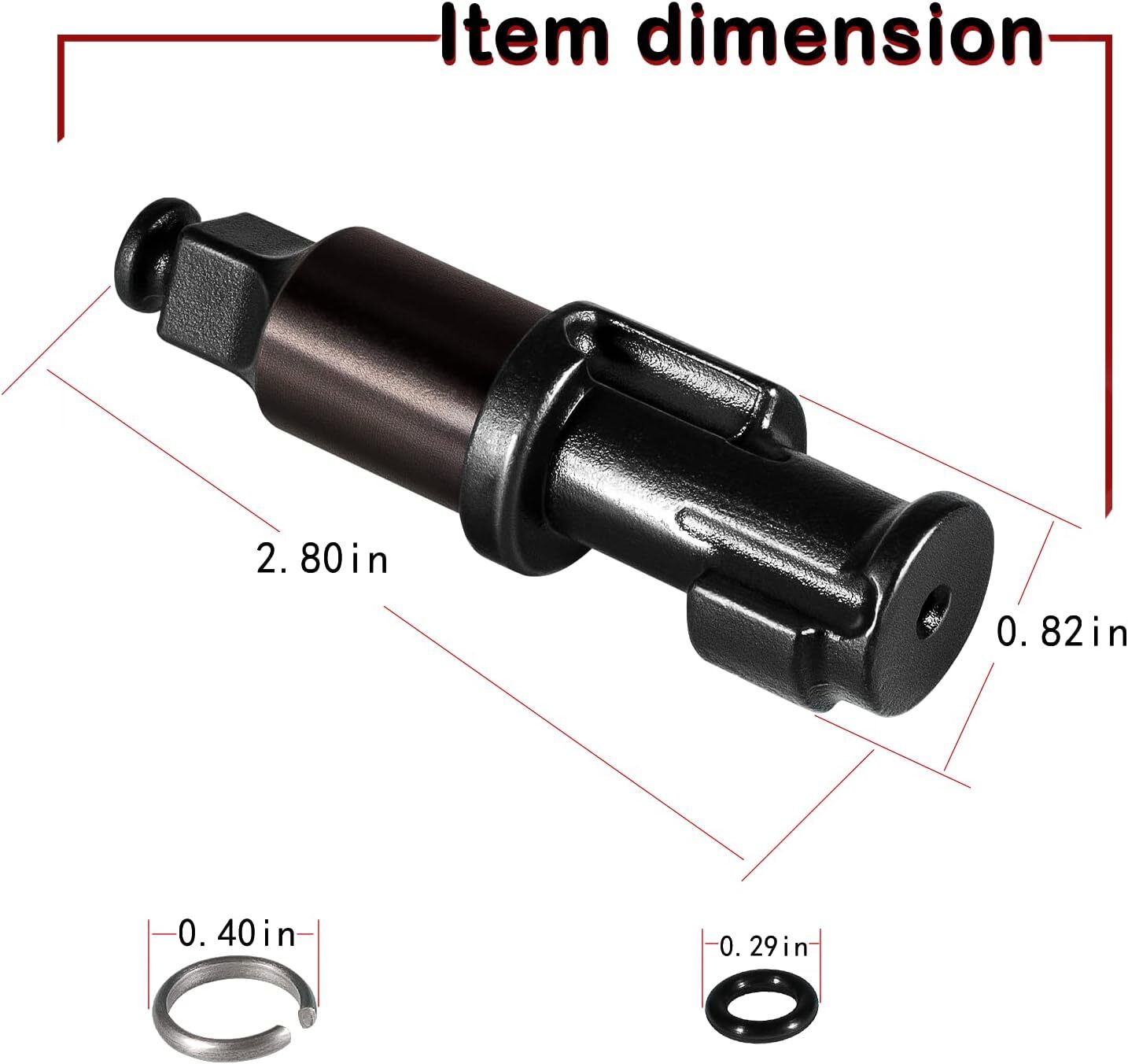 3/8" Impact Wrench Replacement Anvil w/ O Ring for Ingersoll Rand IR2112 IR2115
