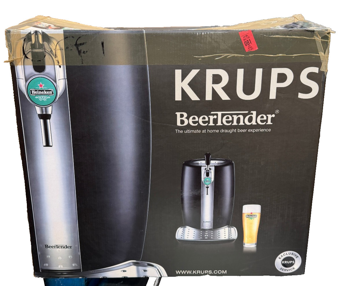 Krups Beertender B100 Home Draft Beer Dispenser *Open Box