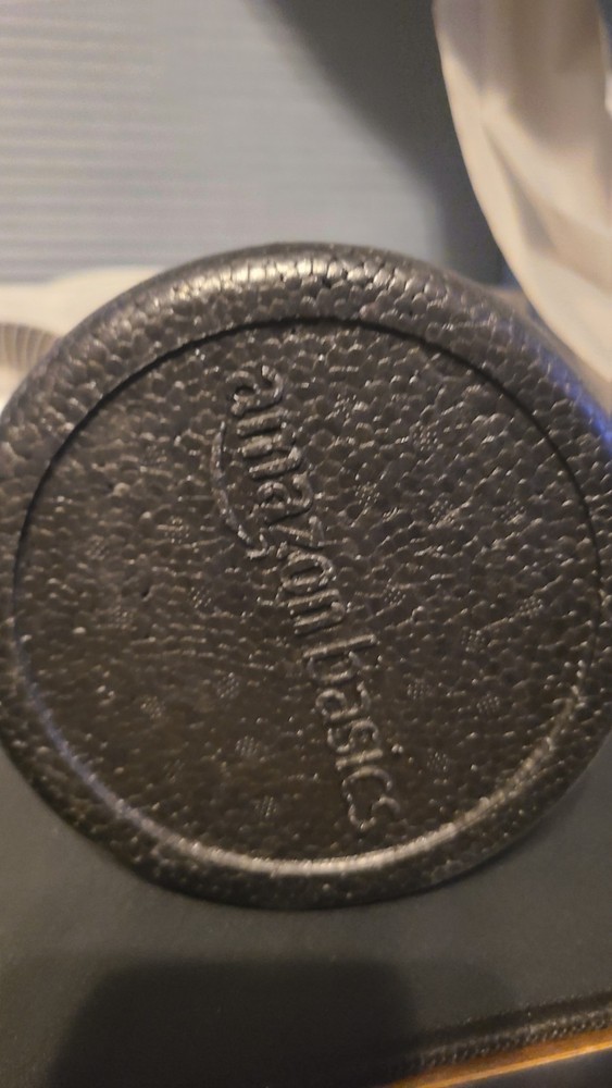 Amazon Basics Foam Roller Black Foam