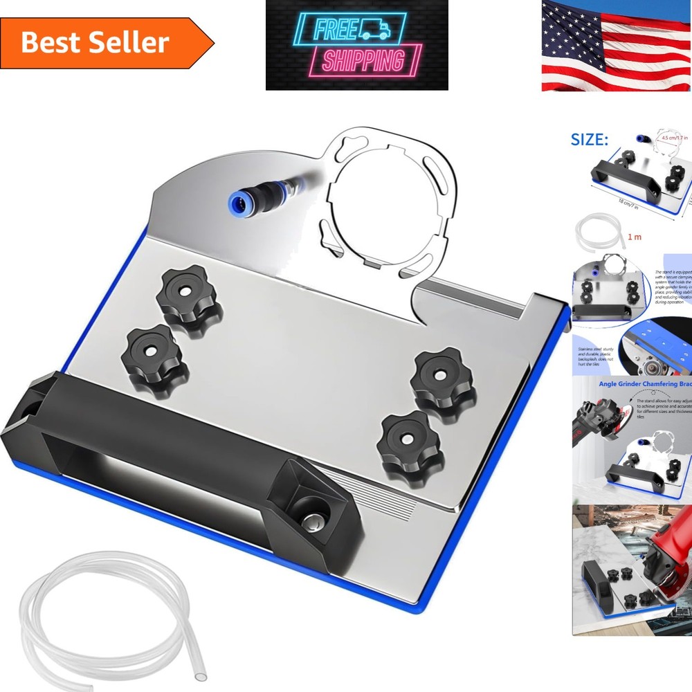 45 Degree Tile Chamfering Tool, Angle Grinder Stand for 45° Tile Cutting, Tile C