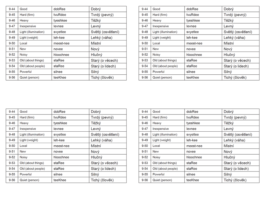 Defense Language Institute DLI BASIC CZECH Text & 600+ MP3 Audio CD