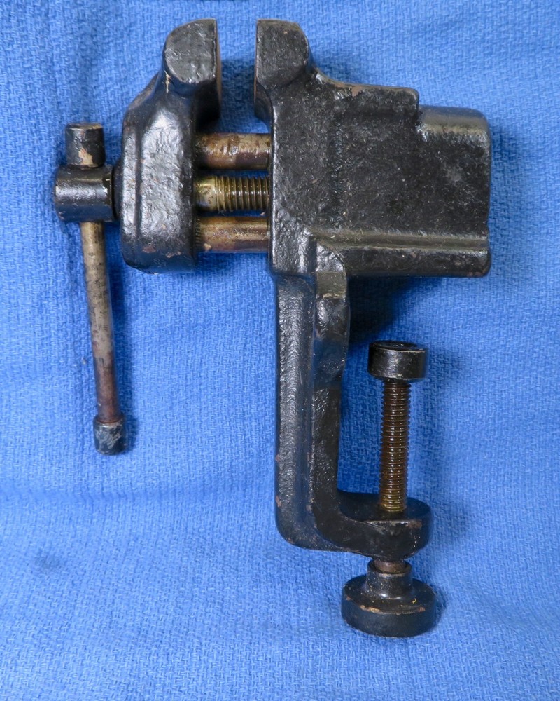Vintage Small Black Bench Vise 2"