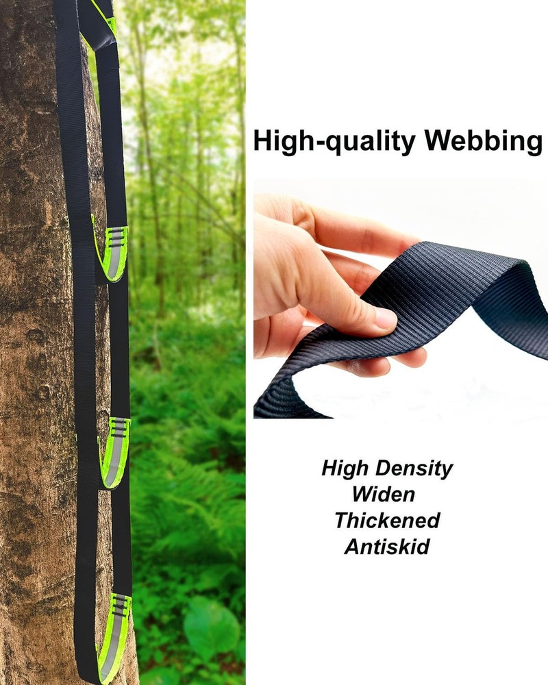Double-Thickened and Widened 3-Step Climbing Aider for Hunting Tree StepsFall...