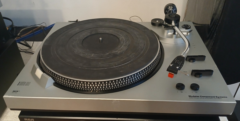 Modular Component Systems MCS 6602 Direct Drive Turntable Tested-Working-S.Video