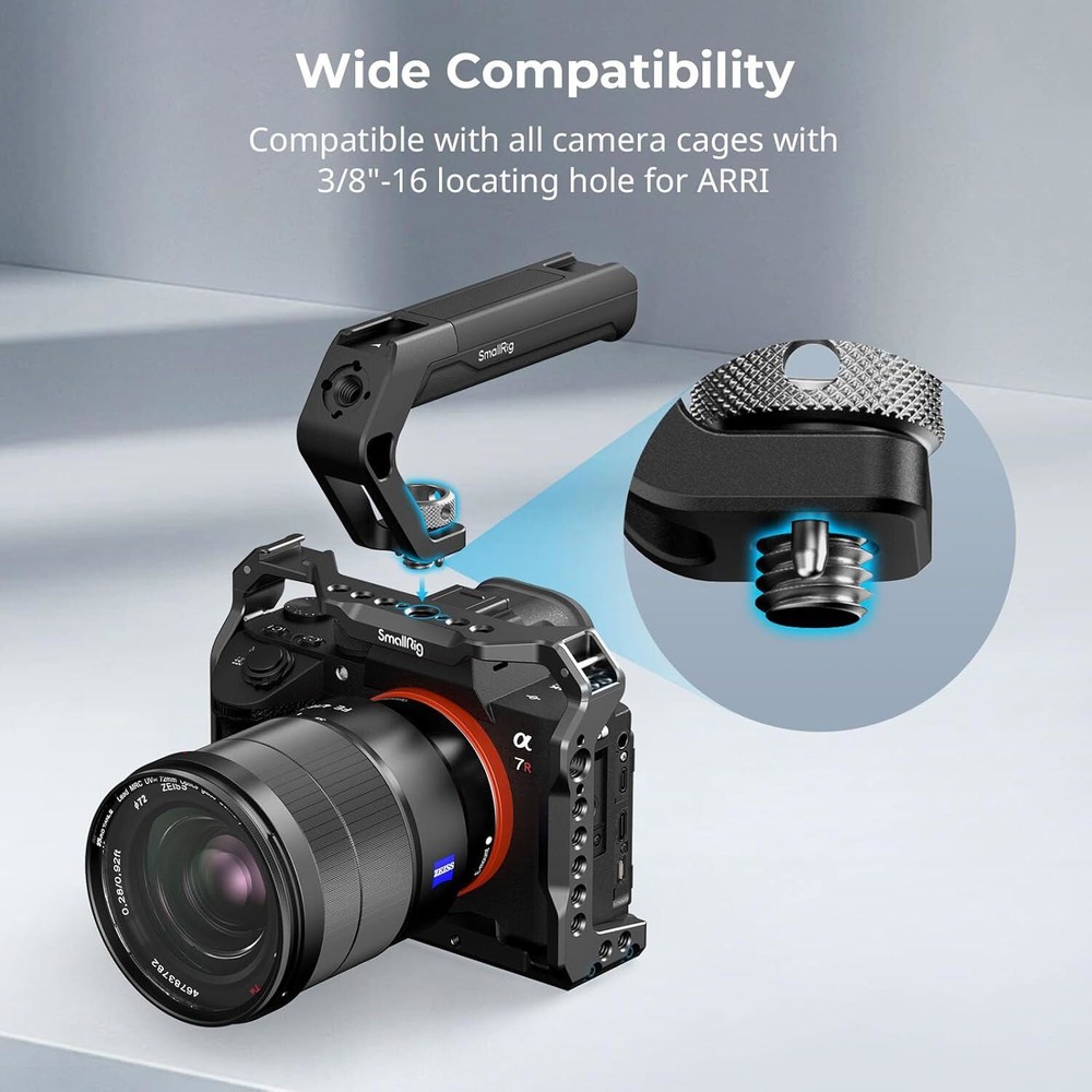 SmallRig ARRI Locating Top Handle (Tiny) with Two Cold Shoe Mounts 4757