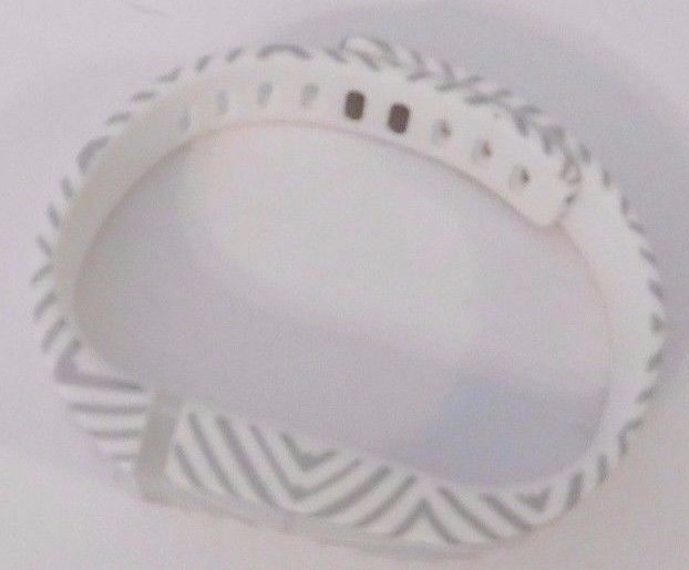 Smart Buddie Activity Tracker Replacement Band FitBit Flex - Silver/White Small