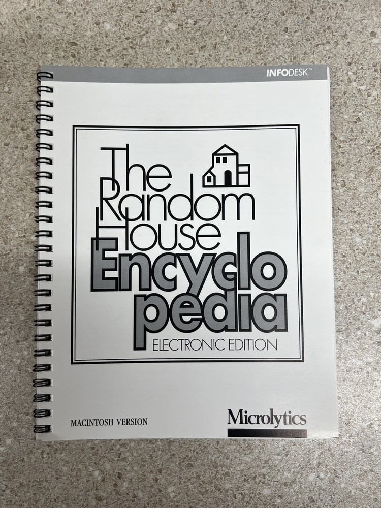 Random House Encyclopedia Mac Software