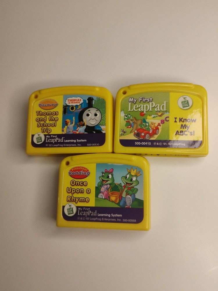 Three Leap Pad Cartridges No Books