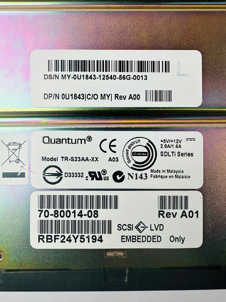 Quantum TR-S23AA-XX Tape Driver