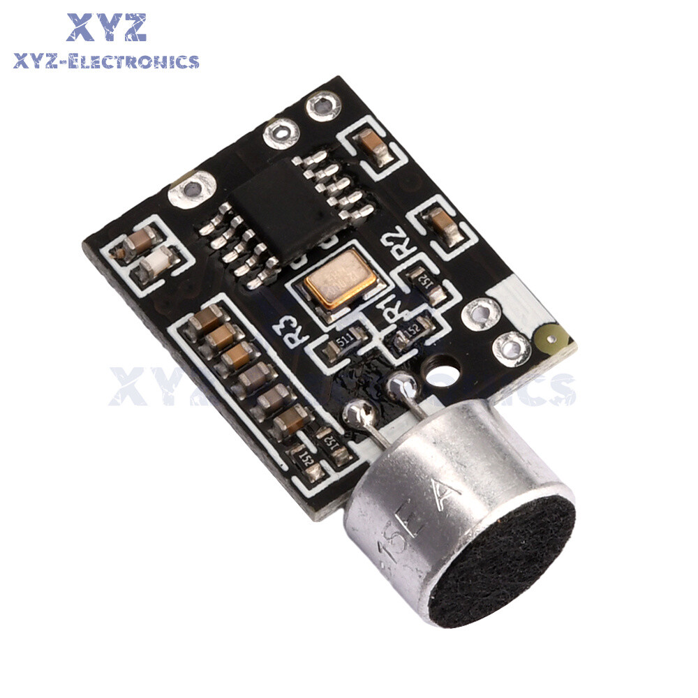 Wireless Microphone FM 88.7MHz Transmitter Module Support Dual-channel Stereo