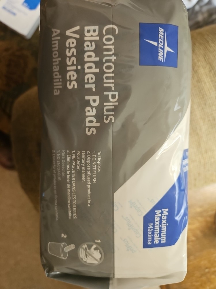 Medline Contour Plus Bladder Pads Maximum Performance 28ct - NEW