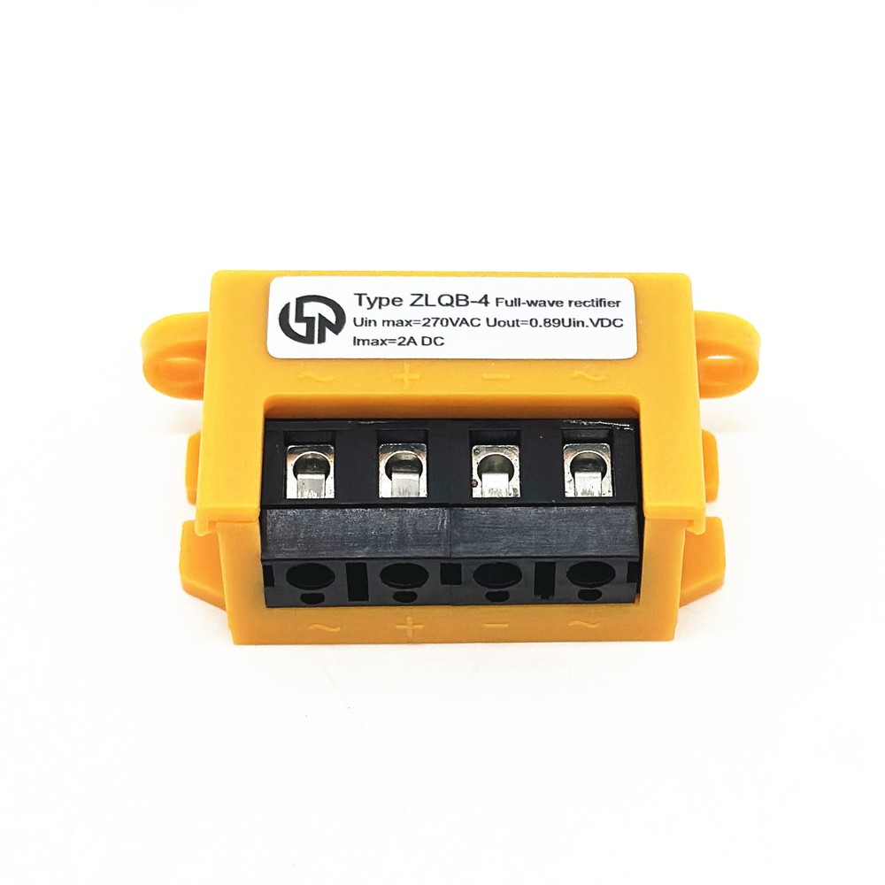 Type ZLQB-4 Full-wave rectifier 270VAC 0.89 Uin Imax=2A DC Rectifier module