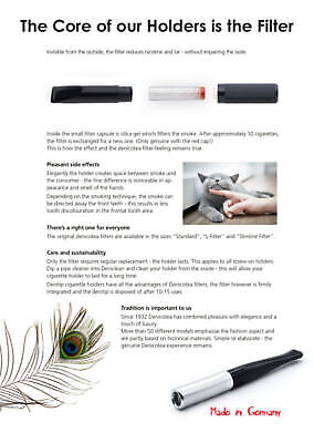 Denicotea Vision Red Cigarette Holder with 10 Free Filters 20150