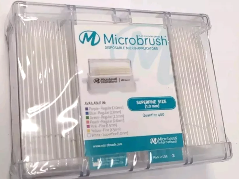 Micro Brushes Applicators Microbrush Dental (Super Fine Size) 400/Pk