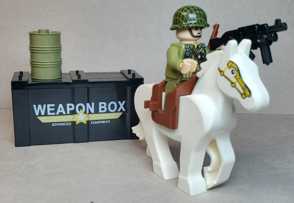 Custom MOC Lego WWII World War 2 US Soldiers 20 Pack 1st Variety