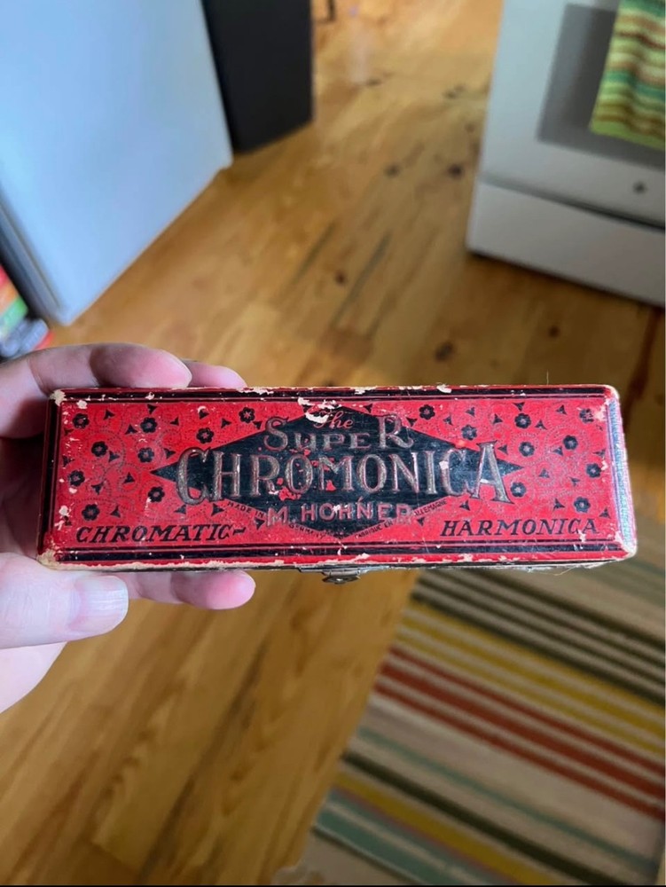 Vintage Hohner Super Chromonica Harmonica C