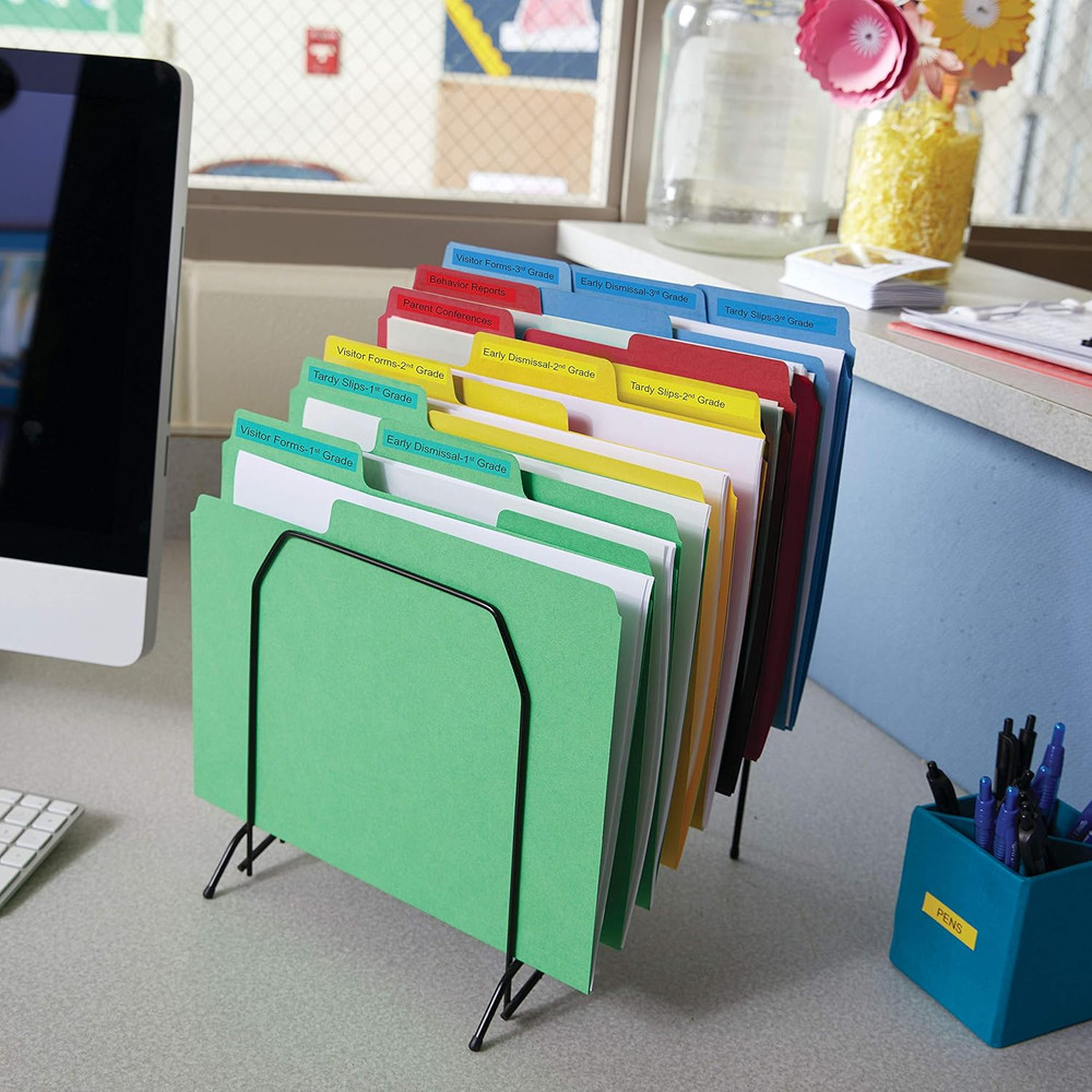 Desktop Label Maker Labelmanager 360D Rechargeable Hand-Held Label Maker, Easy-T