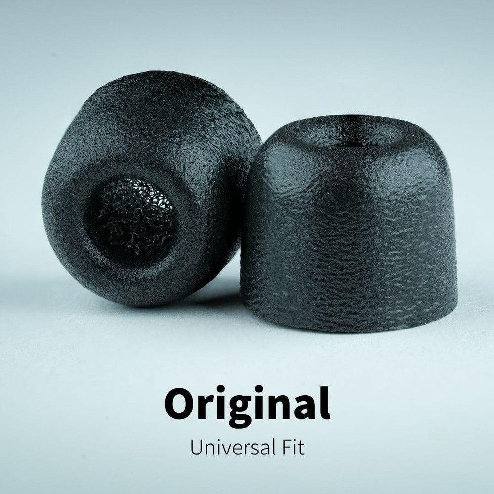 Comply 100 Core Series | Memory Foam Replacement IEM Ear Tips Medium, Black