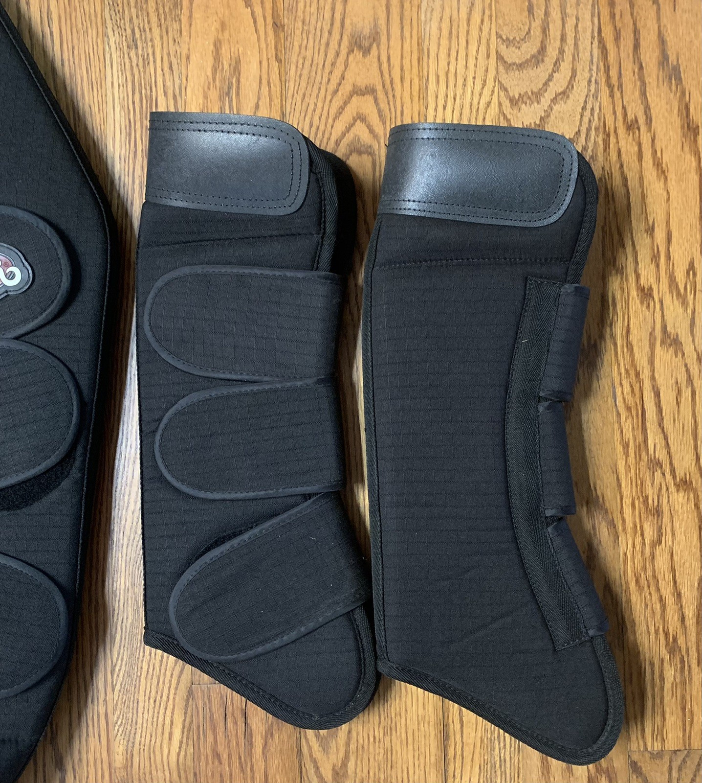 Weaver Horse Shipping Boots Ripstop Nylon Black Size Small 14-15 Hands Set Of 4