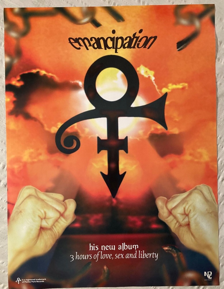 Prince 1996 Promo Poster Emancipation A