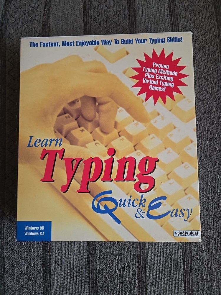 Typing- Learn Quick and Easy- One CD and Four 3.5" Discs Used